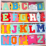 ABC im Schlaf lernen Buchstabenkissen
